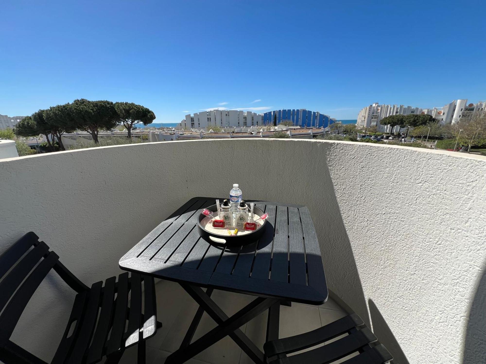 Superbe Studio Cabine Vue Mer 3 Etoiles * La Grande Motte Bagian luar foto